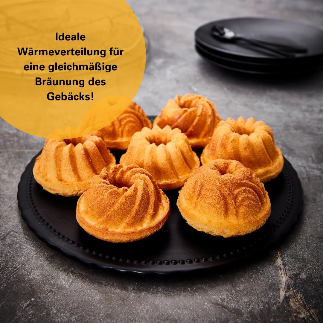 Birkmann, Contoura, Gugelhupfblech Violet, Backform Aus Aluguss, Mit Antihaftbeschichtung Und Rezept, 887077 Forme og bakker til bagning Naty Shop