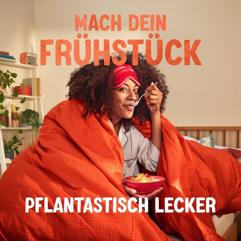 Alpro Haferdrink ohne Zucker – Milchalternative auf Haferbasis – Vegan og lactosefrei – Rich an Ballaststoffen, Calcium og Vitaminen – 8 x 1 L