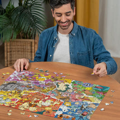 Ravensburger Puzzle 12000832 - Pokémon Adventure - Pokémon puslespil med 1000 brikker til voksne og børn over 14 år Puzzle Naty Shop