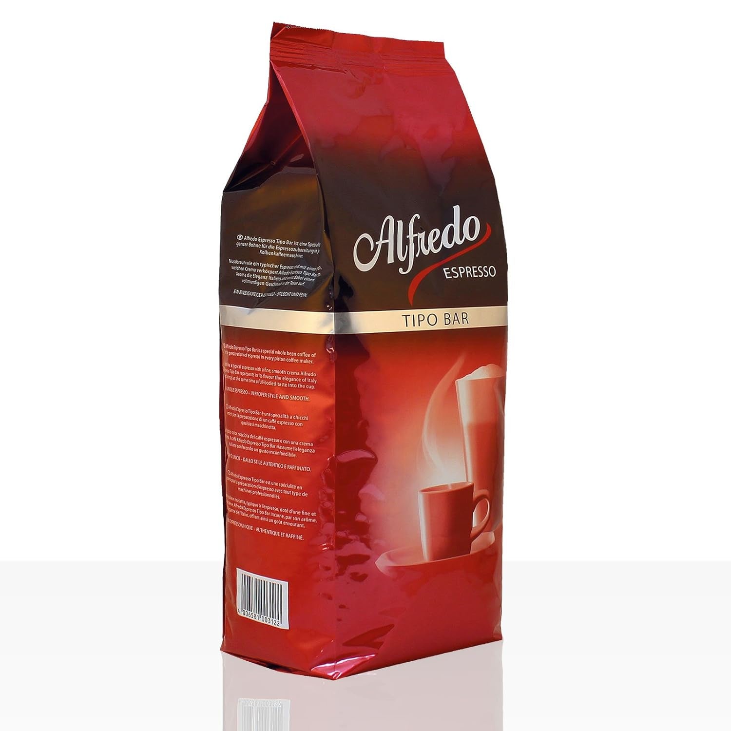 Espresso TIPO-BAR de Alfredo, 6x1000g boabe