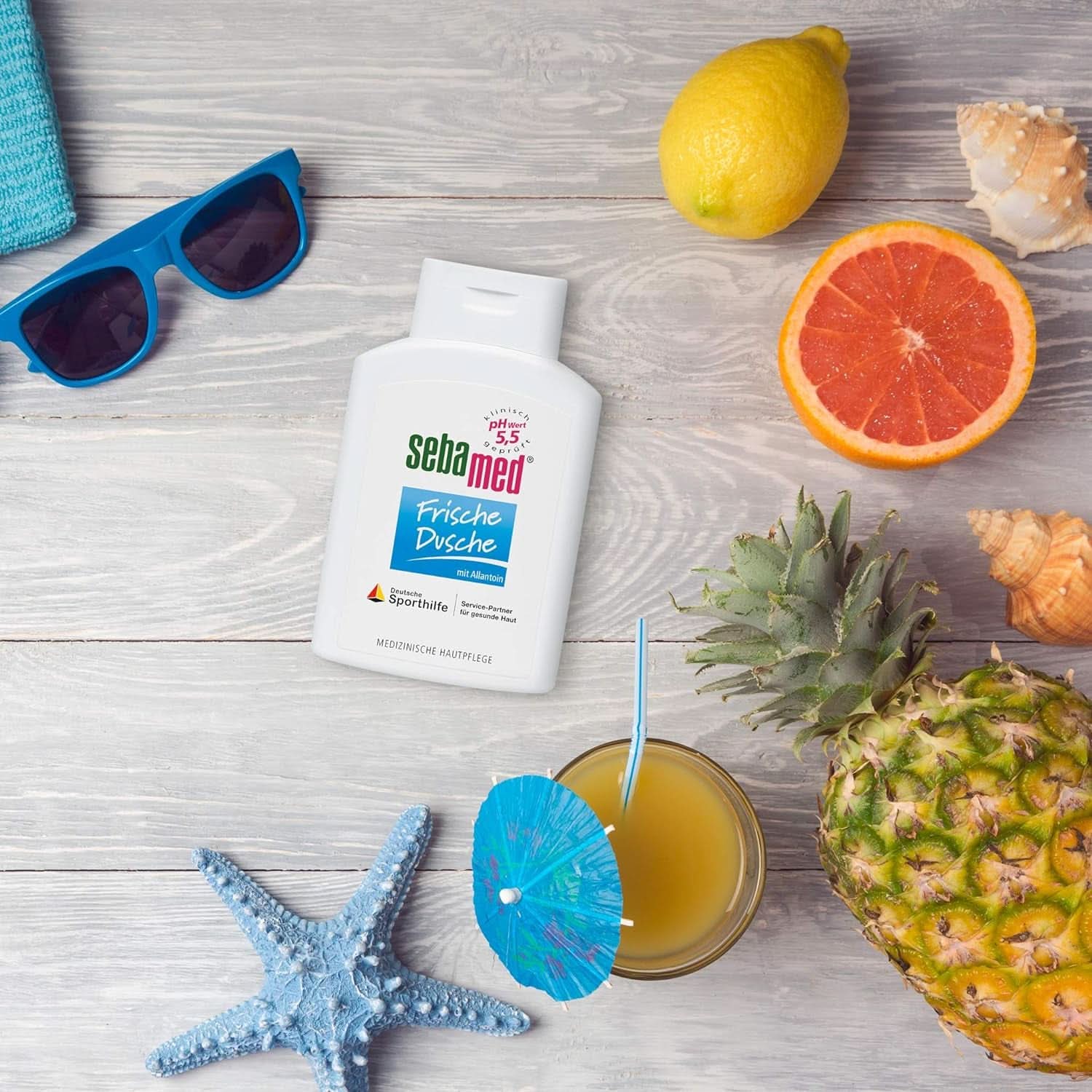 SEBAMED Fresh Shower, Gel de duș pentru piele sensibilă și stresată, unisex, 400 ml Duș și baie Naty Shop