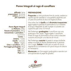 N°20 Penne Régate Integrale Pate 500 g - Parti på 6