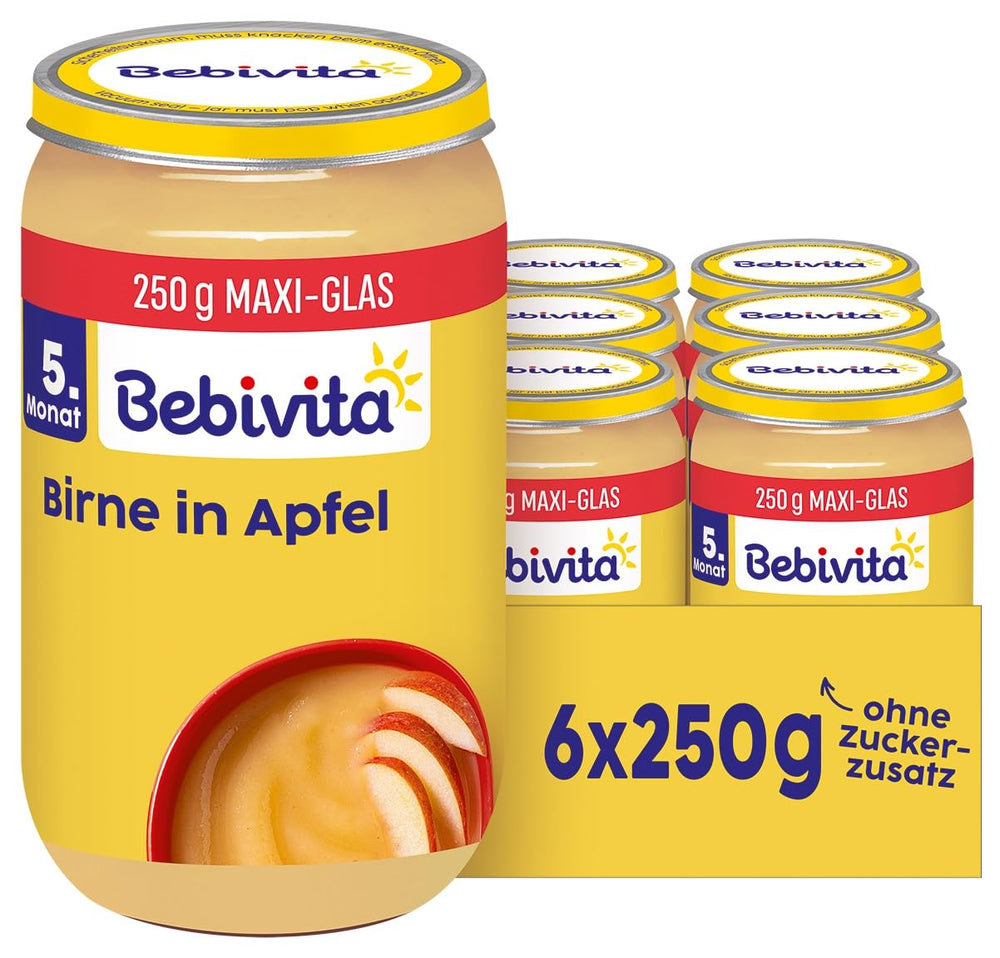 Früchte Birne in Apfel, 250g 6er Pack (6x250g)