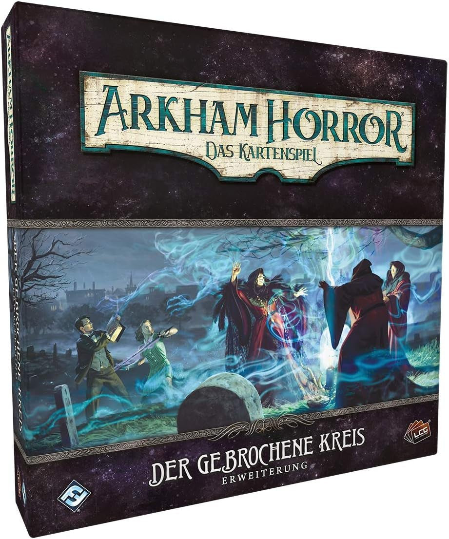 Fantasy Flight Games, Arkham Horror: LCG, Core Game, Expert Game, Card Game, 1-4 spillere, i alderen 14+, 45+ minutter, tysk, flerfarvet, farverigt