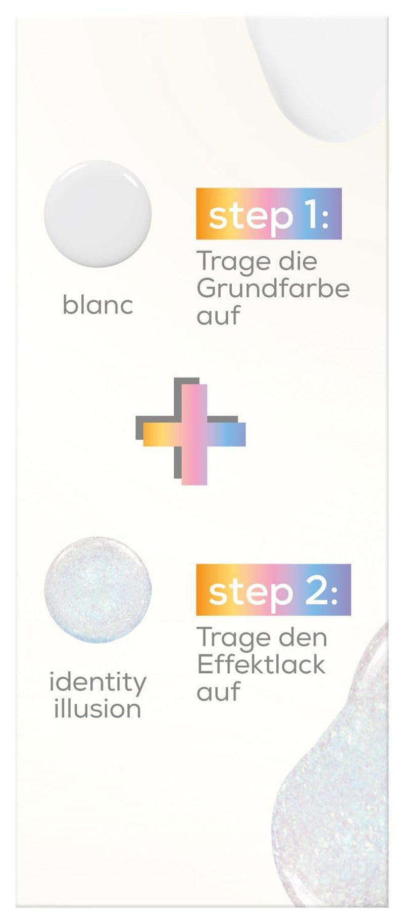 Essie Nail Art Studio sæt, Mermaid Vibes neglelak nr. 1 Blanc, Special Effects neglelak nr. 7 Identitets-illusion