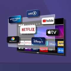 Televizor inteligent RCA VRS32HQ1, televizor LED HD de 32 inch (80 cm), cu WLAN, tuner triplu (DVB-T/T2, DVB-C, DVB-S/S2), App Store, HDMI, USB, CI/CI+, Netflix, YouTube și multe altele [RVSmart 2024]