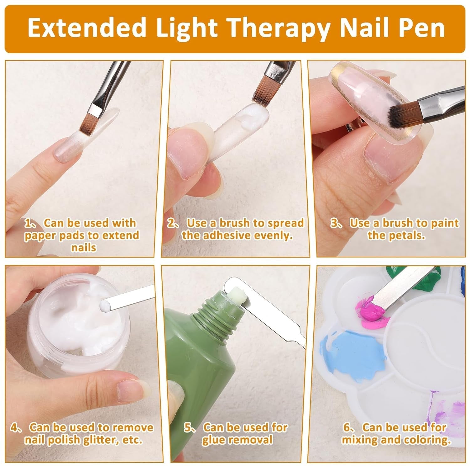 10 Stück Nailart Pinsel Set, Braun Nail Art Brushes Nailart Design Pinsel Nageldesign Pinselfür Gelnägelfür Heimwerker Maniküre Salon Zuhause Nailpinsel Set