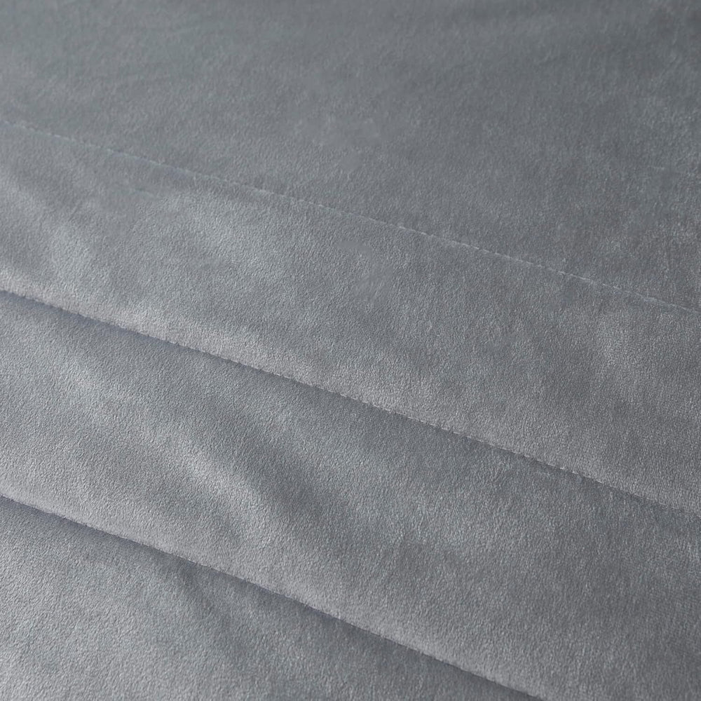 SOIRE'E Soiree Melanie sengetæppe, fløjl, 150 X 220 cm, skifer SOIRE'E Senge og tæpper