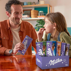 Milka Selection Box 1 Kg, 10 tablete de ciocolată Bomboane de Ciocolata Naty Shop