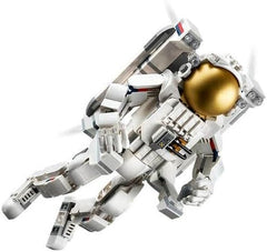 LEGO Creator 3In1 Space Astronaut Legetøj, hunde- og rumskibsmodelsæt til børn, børnehavepynt, kreativ gave til drenge og piger 9 år 31152 Byggesæt Besuche den LEGO-Store