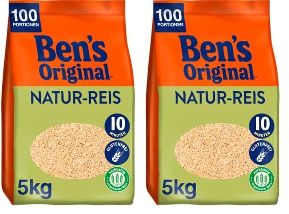 BEN'S ORIGINAL™ naturris i en pose, 9 x 500 g