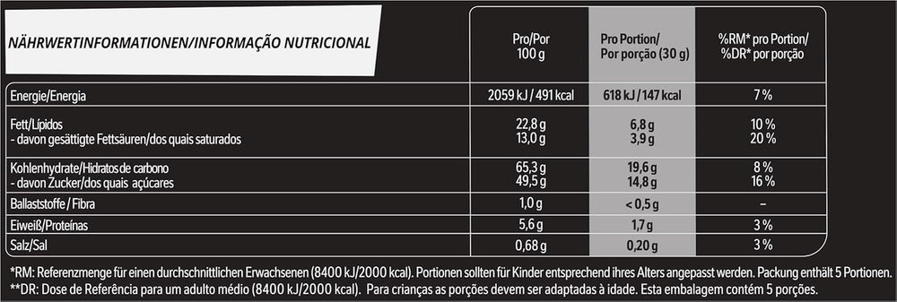 LION Black & White chokoladebar, en snack med en intens smag, sprød chokolade og sprøde chips, browniefyld, en unik læskende oplevelse, 1 pakke (5 x 30g)