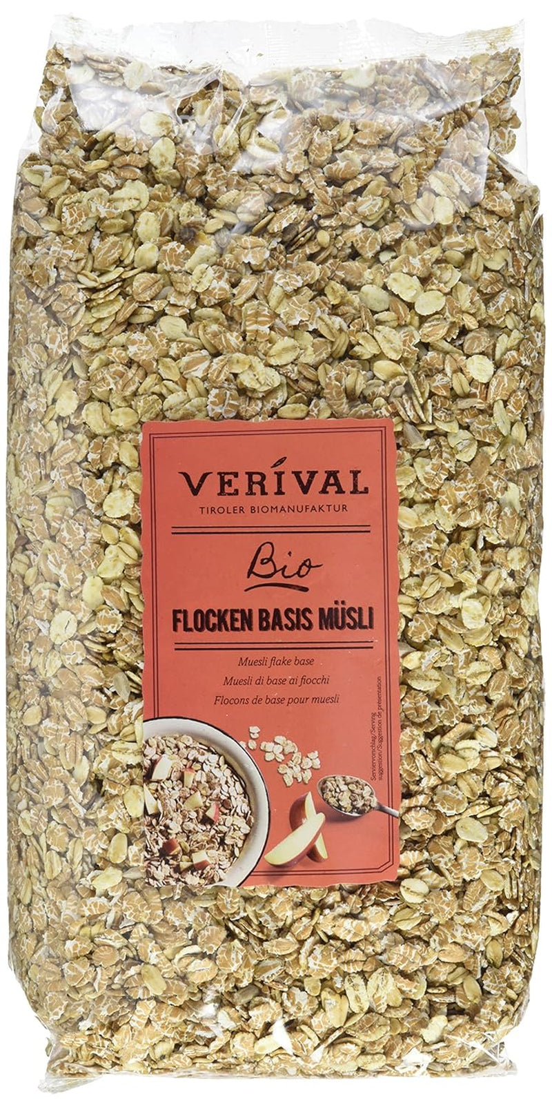 Verival Flakes Müsli Base - Økologisk, 6 stk (6 x 1 kg)