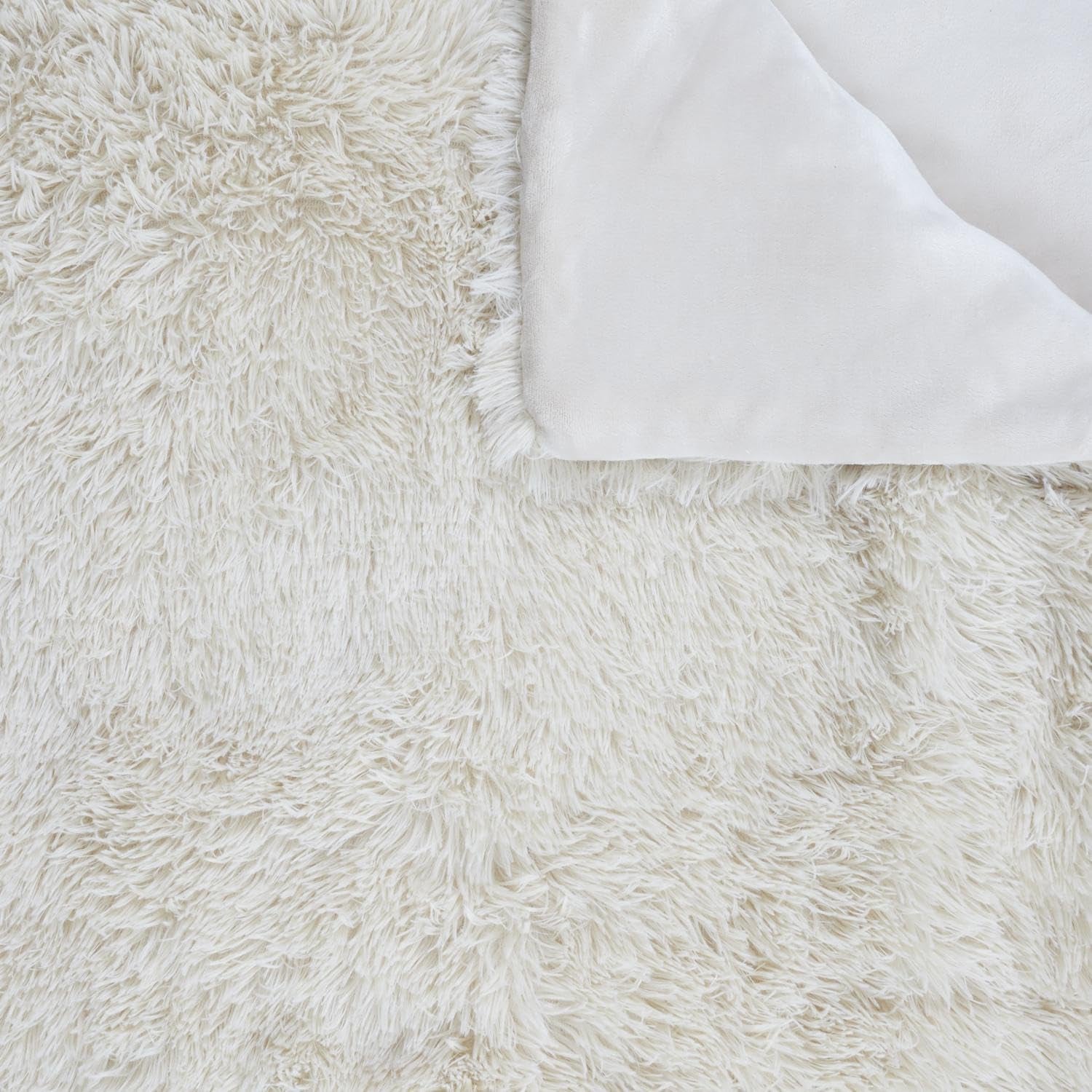 HOME DECO FACTORY Quilt med langt hår, 220Cm X 240Cm, beige Dyner og dyner Naty Shop