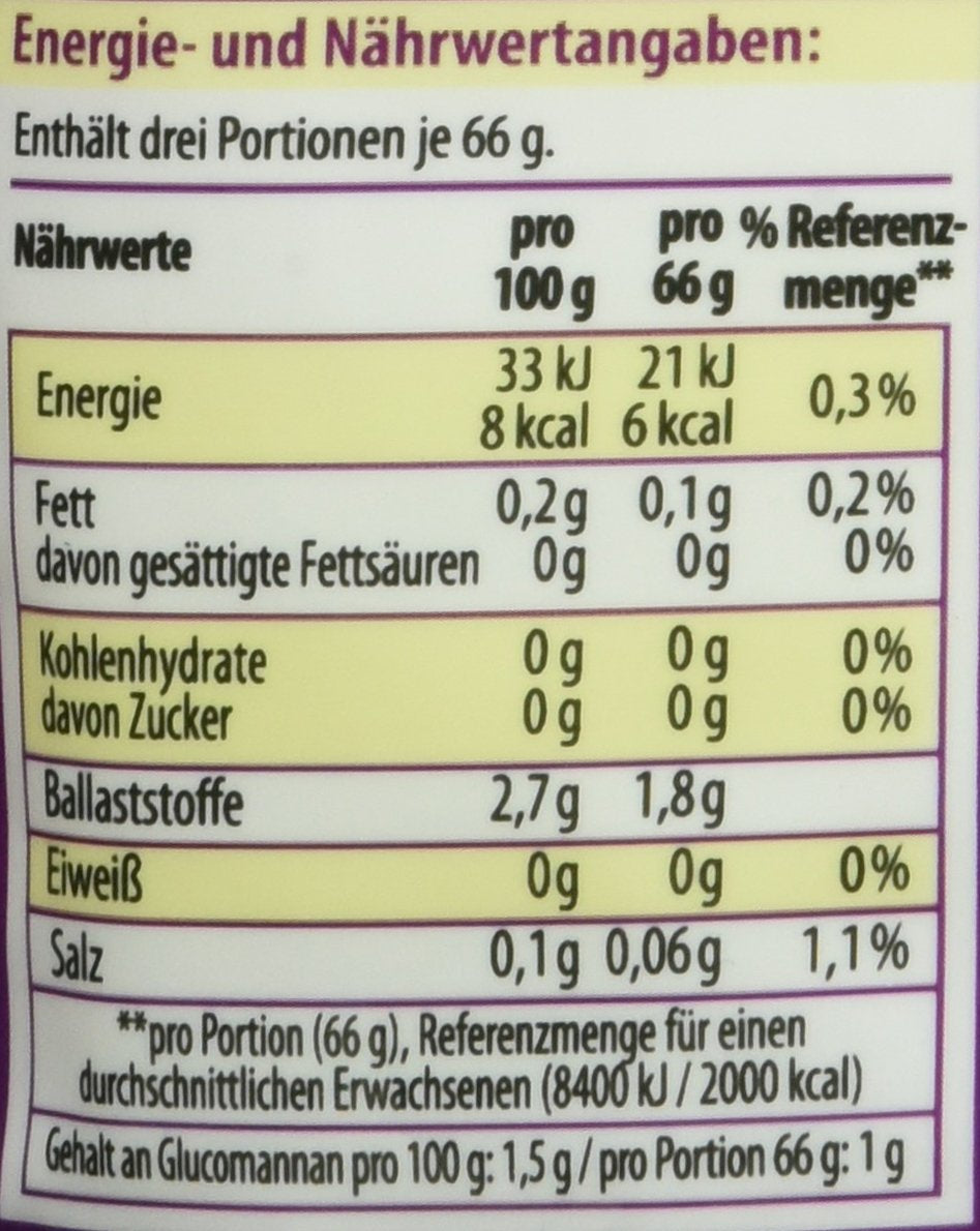 Tynde nudler, 10 x 270 g, drænet vægt 200 g