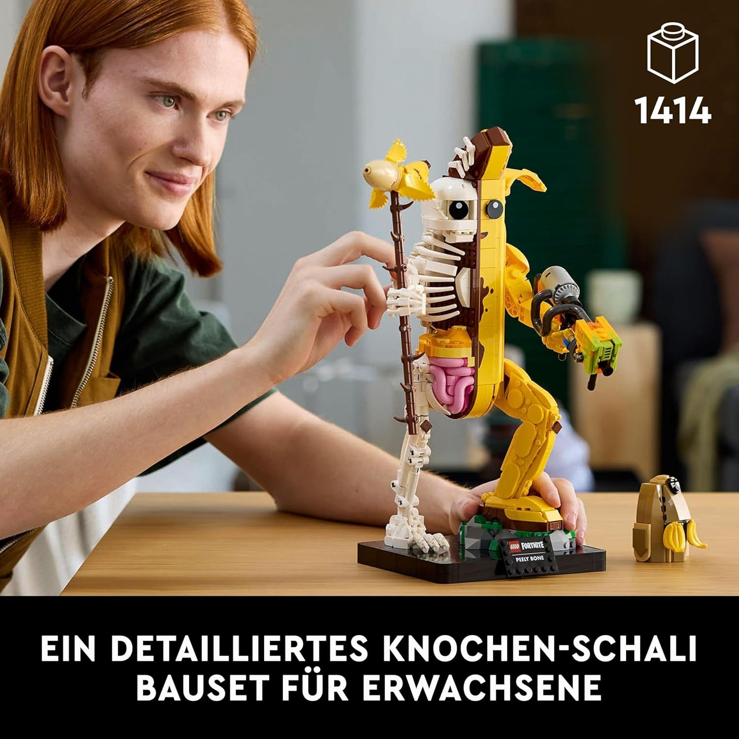 LEGO Fortnite bone shali - Inklusiv malerkaster og skålhakke - Samlerobjekt til videospilfans - Byggesæt til voksne som dekoration til hjemmet eller kontoret - 77072 Byggesæt Besuche den LEGO-Store