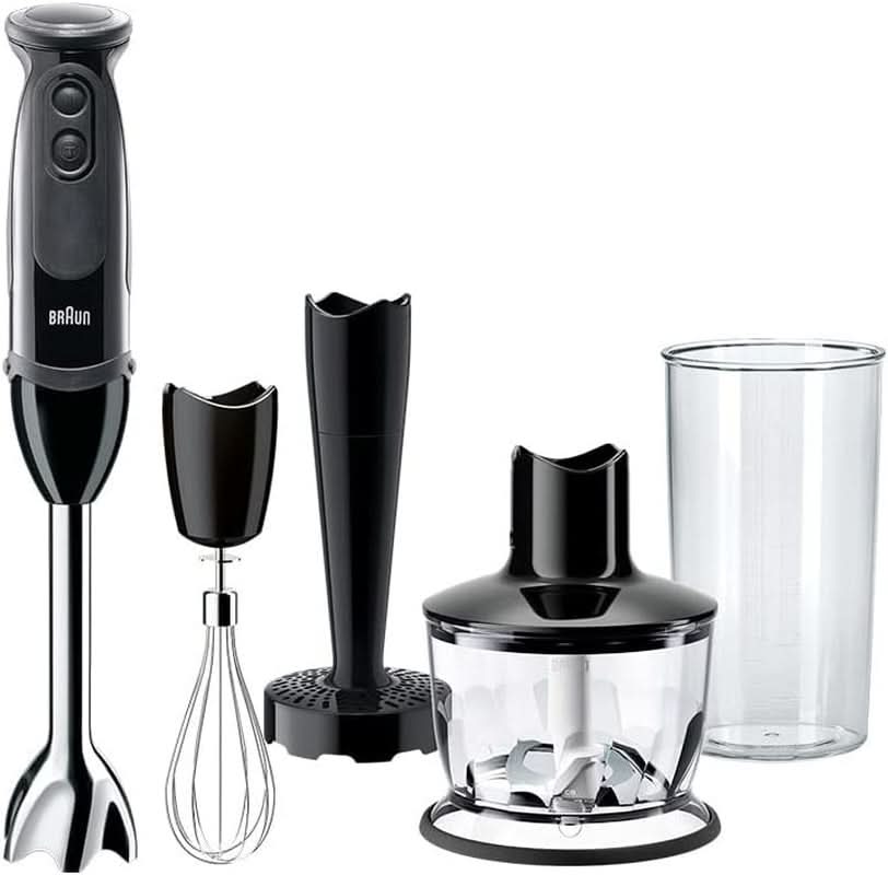 Braun Household Multiquick 5 MQ 5237 BK Standmixer 0,5 L Standmixer Schwarz 1000 W Køkken Naty Shop