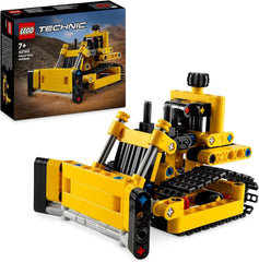 LEGO Technic Heavy Bulldozer Byggelegetøj Bulldozer Føj til din byggeplads Byggelegetøj til børn Teknisk gave til drenge og piger 7 år 42163 Byggesæt Besuche den LEGO-Store Single