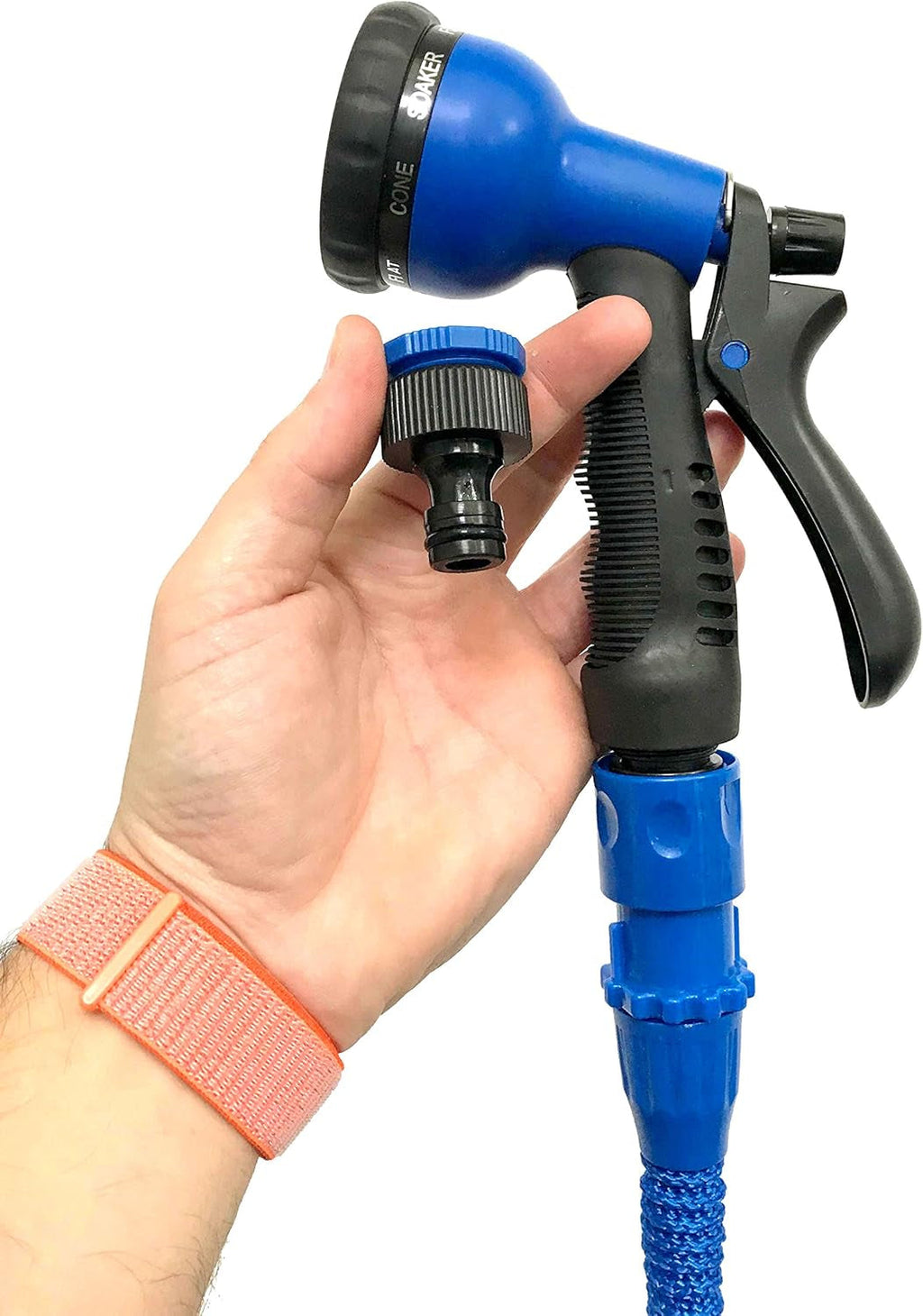 Pro C2607B Manguera Extensibil cu Presión del Agua, Azul, 7,5 metri