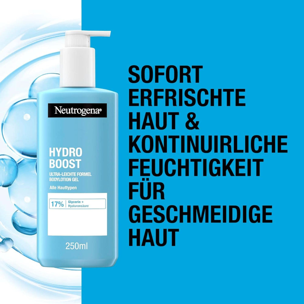 Neutrogena Hydro Boost Ultra-Light Formula Bodylotion Gel pentru piele fină, 250 ml Cosmetice si Infrumusetare Naty Shop