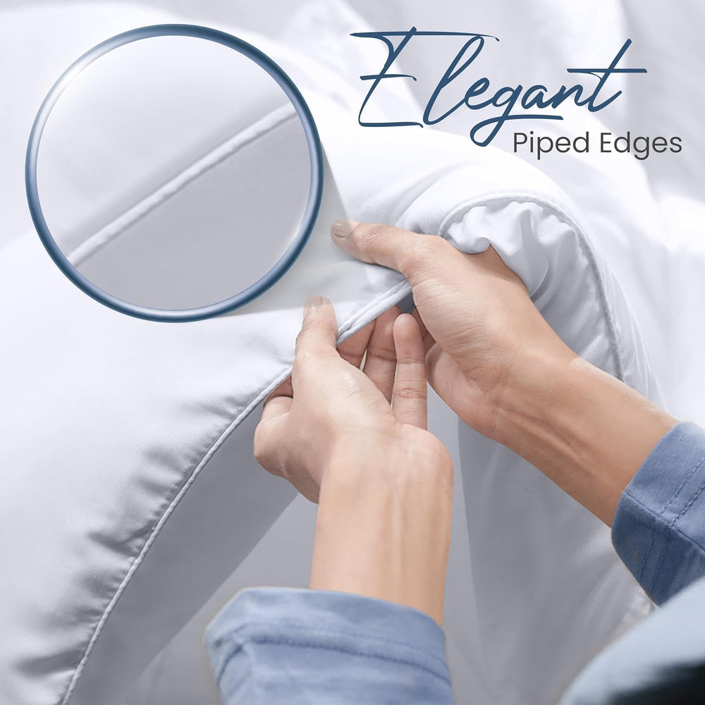 Utopia Sengetøj FBA_B01JPECQF8 Dobbeltdyne, hvid, polyester, tvillinger Dyner og dyner Naty Shop