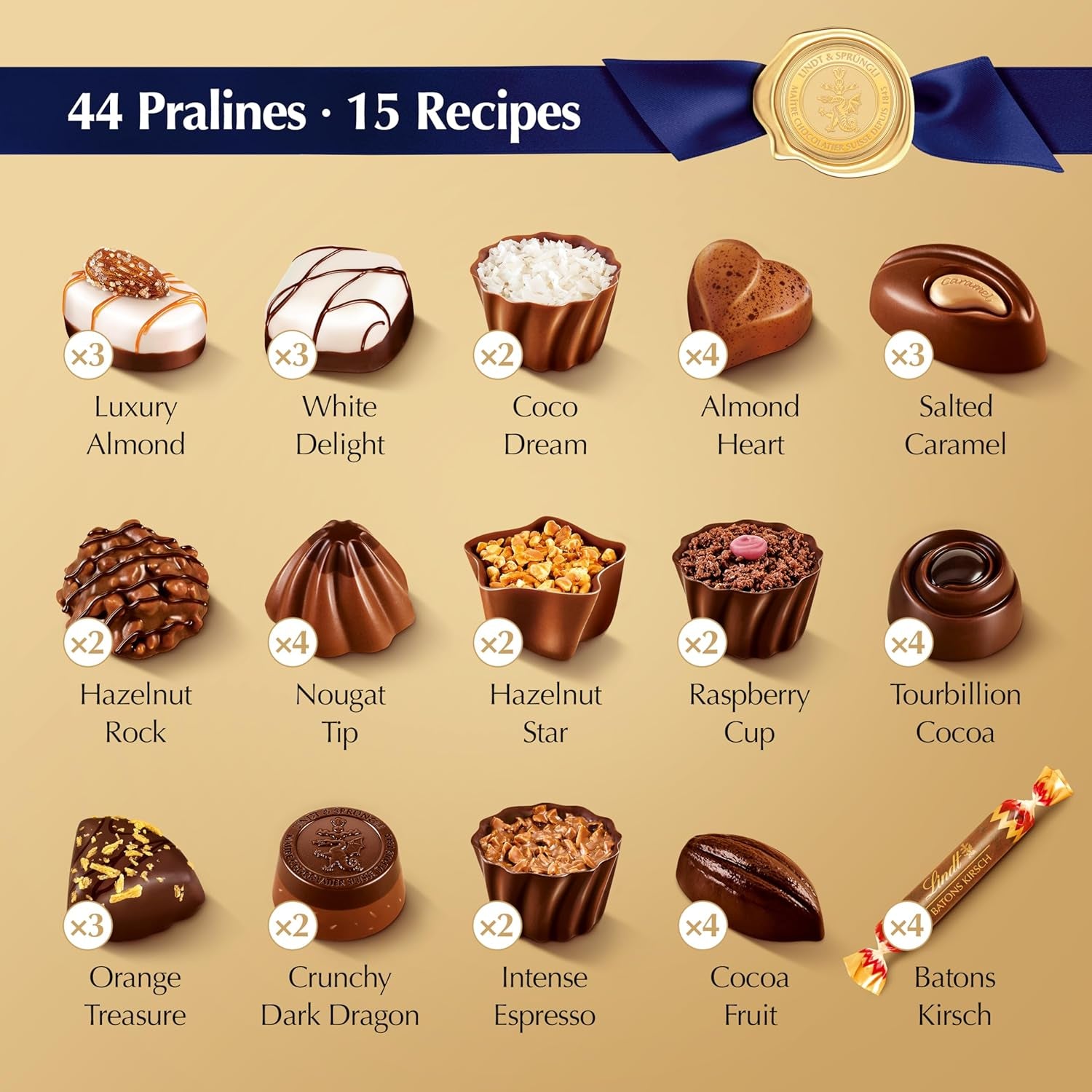 Lindt Chocolates - Swiss Luxury Selection (445 g)