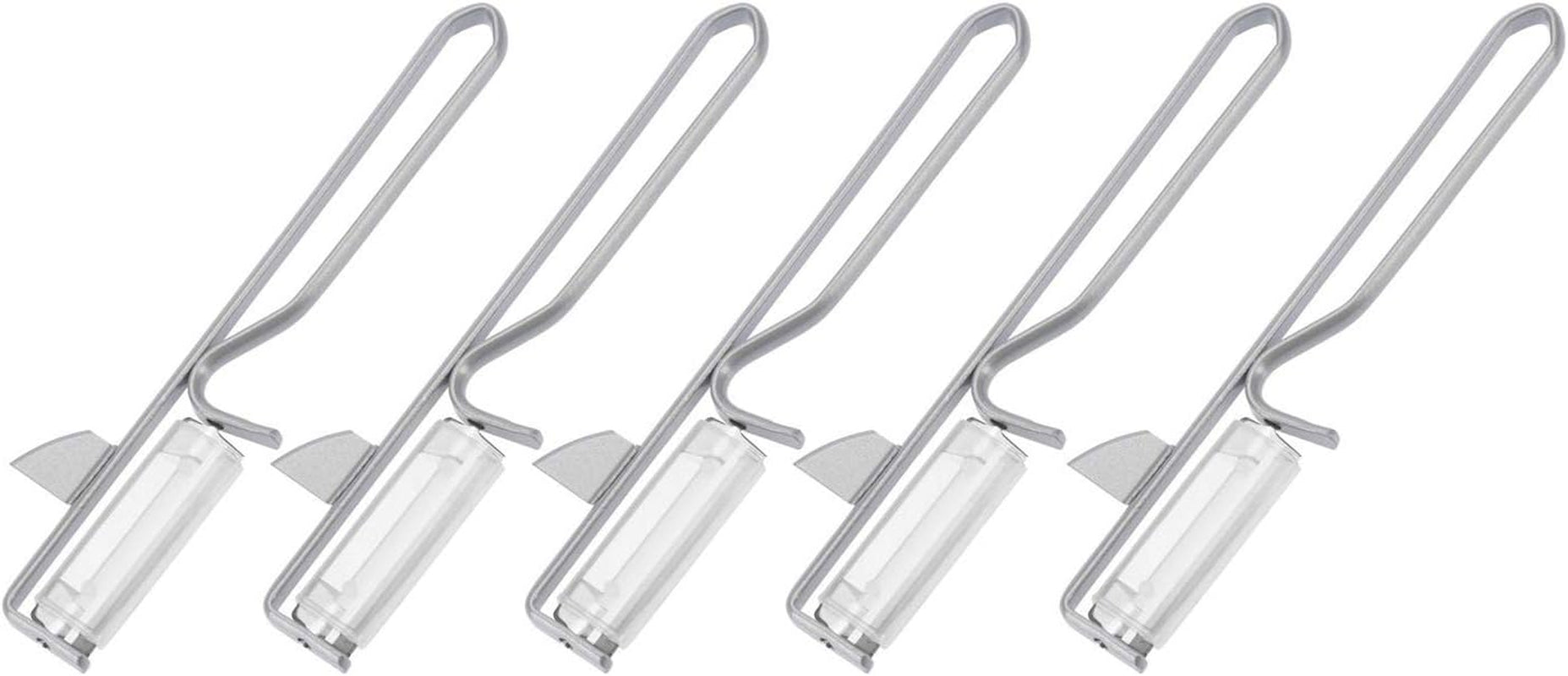 Westmark 106122E1 Skræller, klinge af kromstål, rustfri Skræller Naty Shop Steel, 5 Stück