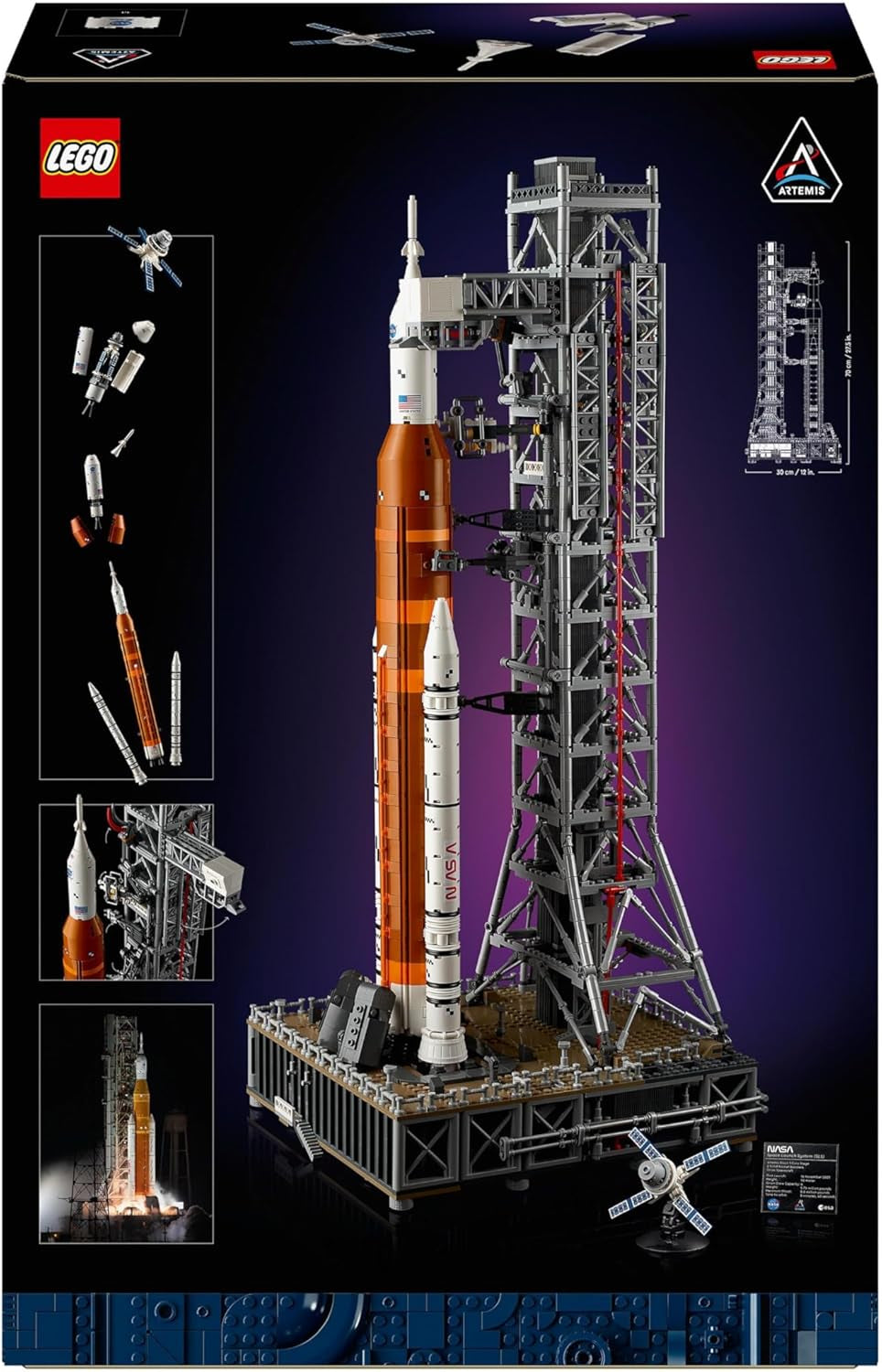 LEGO Icons NASA Artemis Affyringsrampe Gave Stue eller kontorindretning Voksenbyggesæt med Orion Space Capsule og Launch Pad samlerobjekt 10341 Byggesæt Besuche den LEGO-Store