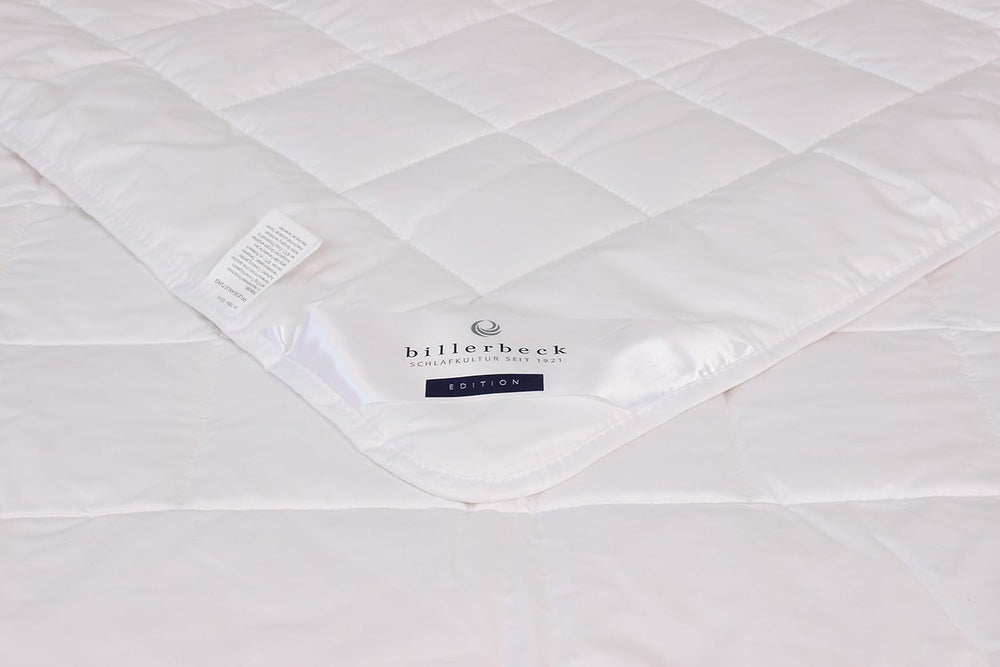 Billerbeck Jasmin Superlight quilt - sommerdyne - 155 X 220 Cm - bomuldsdyne, kølende quilt - 90% viskose (bambus) 10% polyester (airsoft), hvid Dyner og dyner Naty Shop