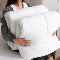 Good Nite Vinterdyne 200X200 Cm 460Gsm Varm Dyne til Vintersengetøj Polyester Fyldt Dyne Mikrofiber Hvidt sovetæppe 200X200Cm Dyner og dyner Naty Shop