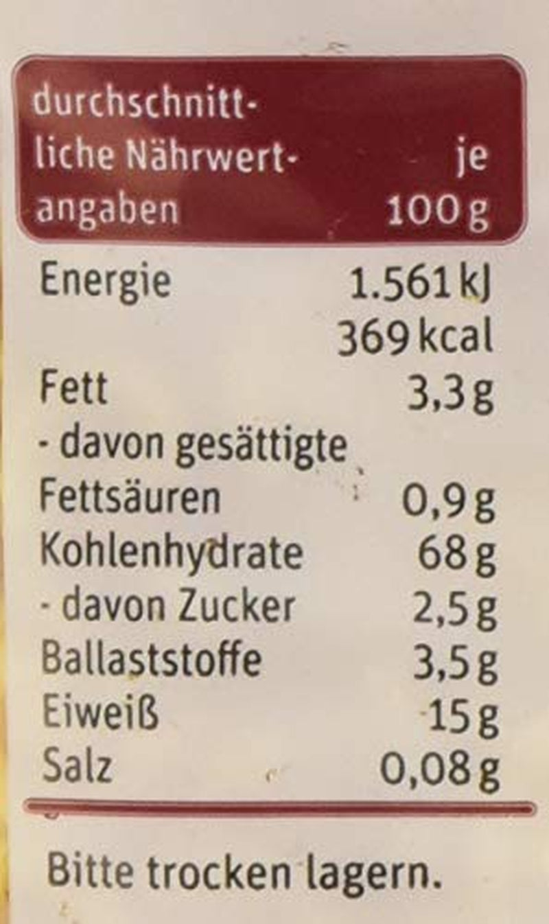 tegut... Nudler med æg og gaffelformet spaghetti, 1 x 500 g