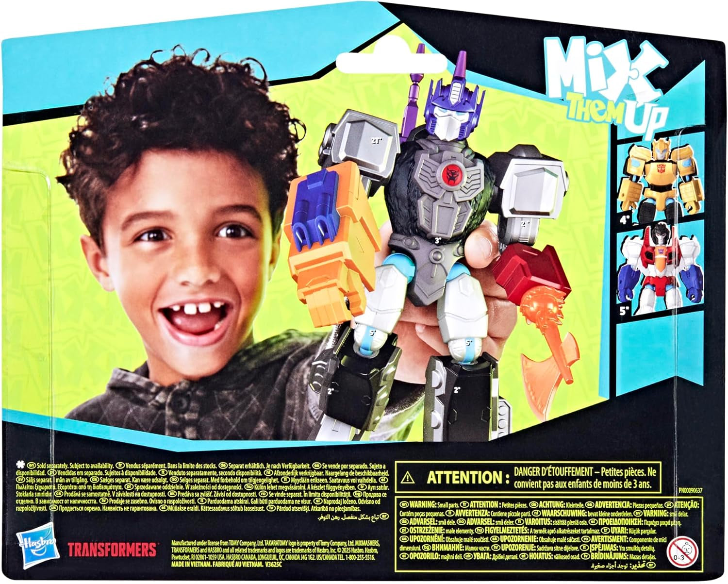 Transformers Mixmashers Optimus Prime Customizable Deluxe Action Figurer & tilbehør Actionfigurer Naty Shop