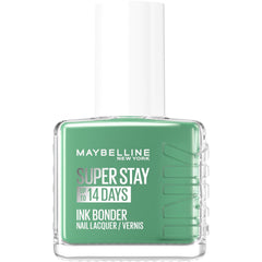 Maybelline New York Super Stay Ink Bonder 959 Sea Glass - Langtidsholdbar neglelak til stærke negle og intens farve, 12,3 ml