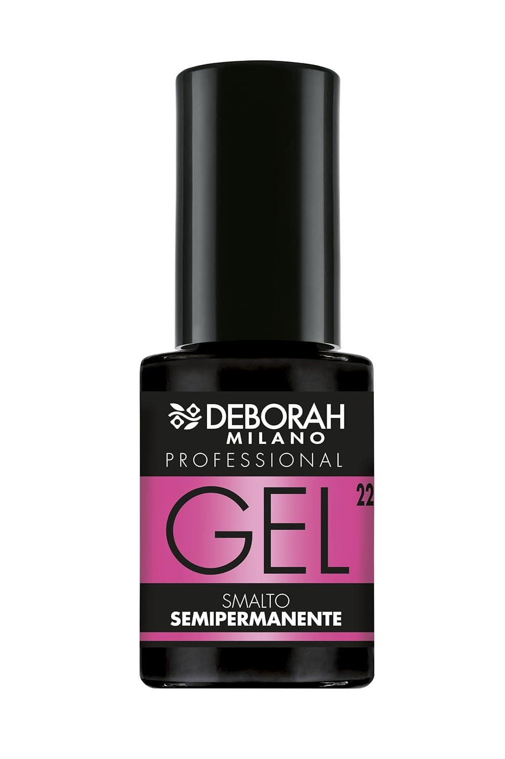 Milano Professional semi-permanent neglelak, nr. 21 Bourgogne, volumengivende effekt, langtidsholdbar, til intense og blanke negle, 4,5 ml