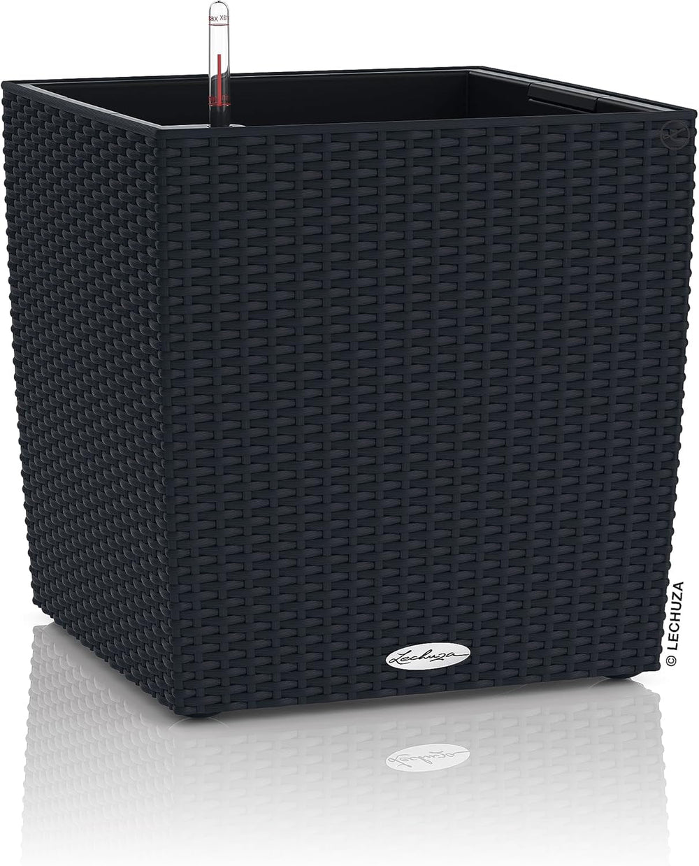 LECHUZA CUBE Cottage 30 granit 15372