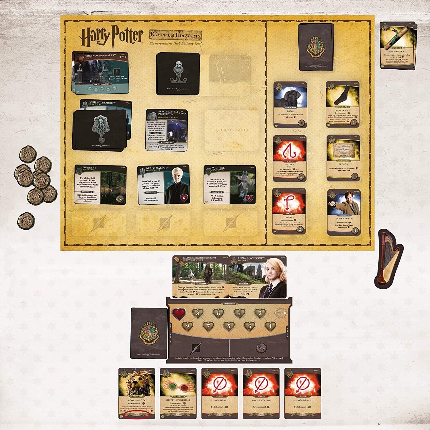 Kosmos 680671 Harry Potter Battle for Hogwarts Expansion - Monster Box - Harry Potter Battle for Hogwarts Spiludvidelse for 2-4 spillere i alderen 11+