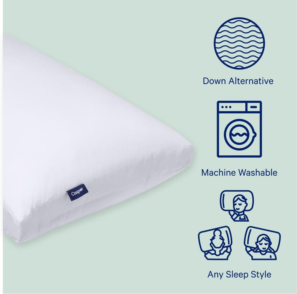 Casper Sleep Original pernă pentru dormit, king size, alb Perne standard Naty Shop