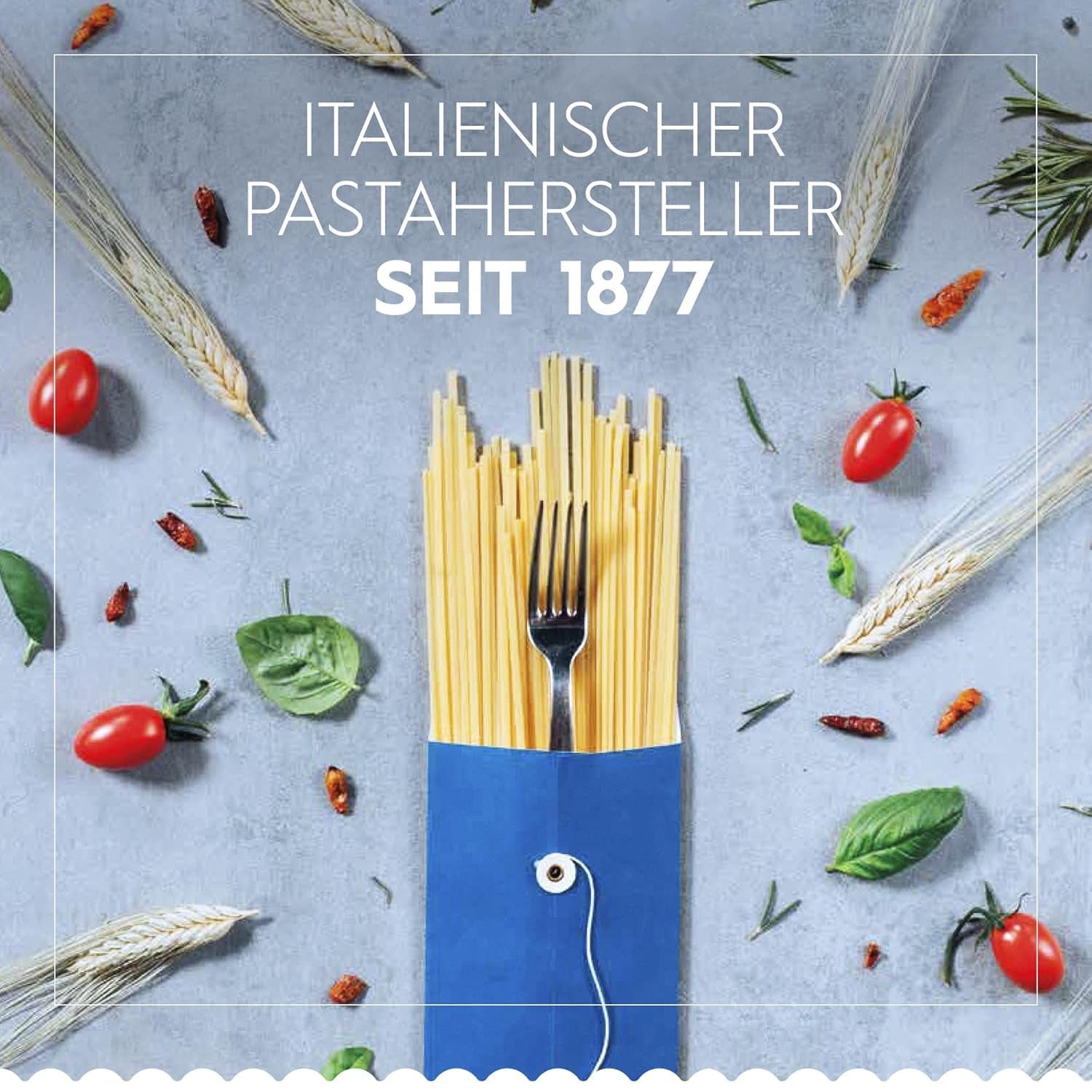 Pasta Barilla Classic Penne Rigate Nr. 73 fra højkvalitets hård hvede, altid al dente (1 x 500 g)
