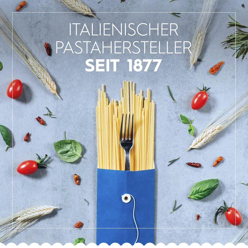 Pasta Barilla Classic Penne Rigate Nr. 73 fra højkvalitets hård hvede, altid al dente (1 x 500 g)