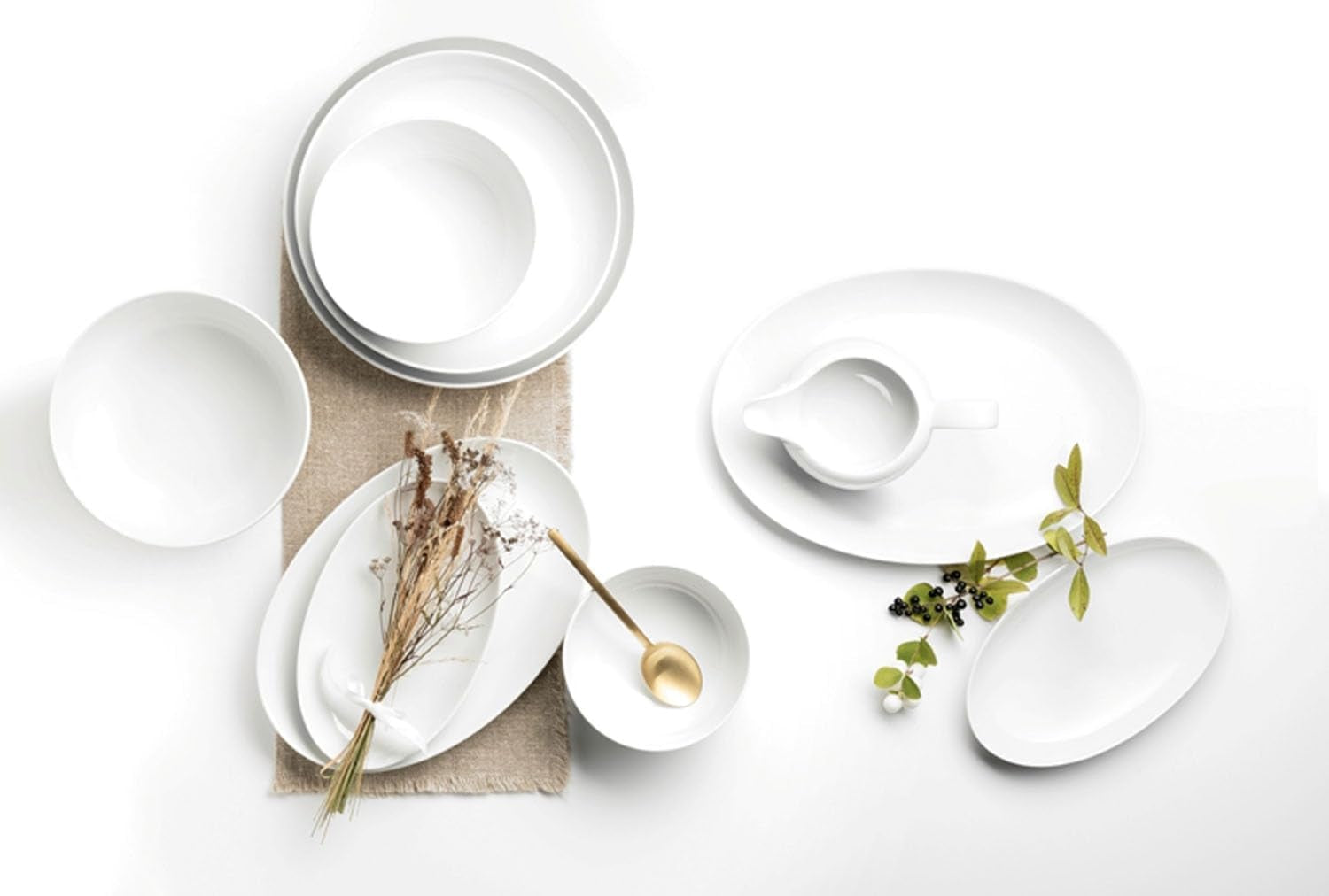 Serviciu de cină Seltmann Weiden 12 piese | Liberty alb