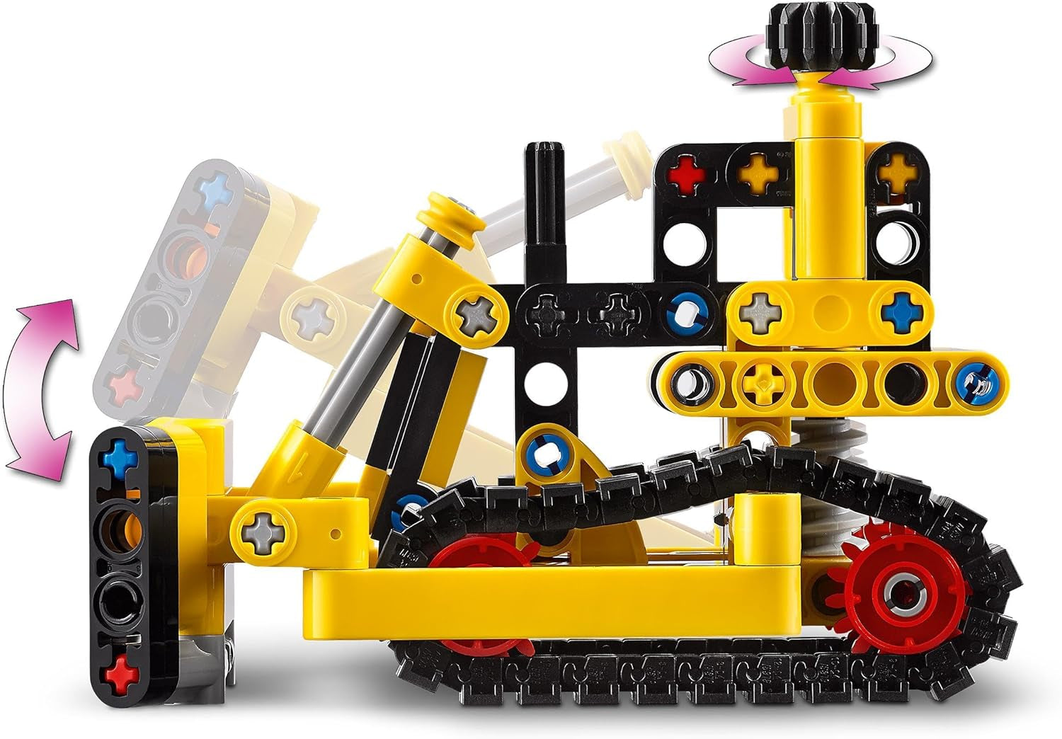 LEGO Technic Heavy Bulldozer Byggelegetøj Bulldozer Føj til din byggeplads Byggelegetøj til børn Teknisk gave til drenge og piger 7 år 42163 Byggesæt Besuche den LEGO-Store
