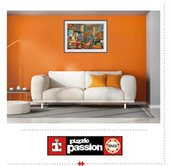 Educa - Puslespil med 1000 brikker for voksne | Bibliotek. Mål: 68 X 48 cm. Inkluderer Fixpuzzle puslespil lim. I 14 år (19925) Puzzle Naty Shop