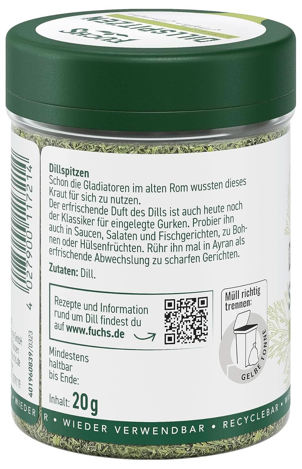 Fuchs mărar tocat, 20 grame Condimente Naty Shop