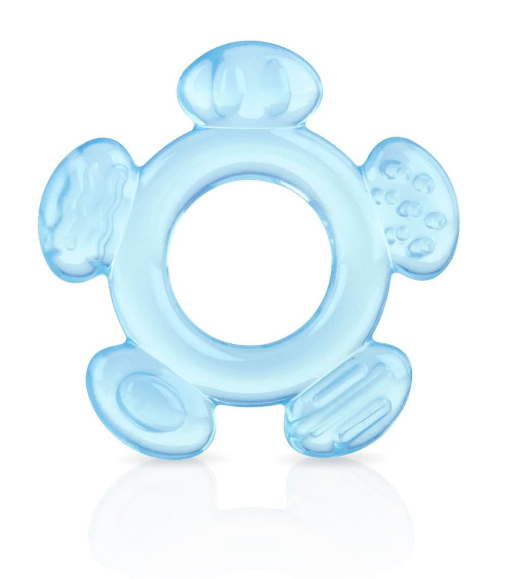 Nuby - Inele de dentiție în 3 etape - 3 inele de dentiție pentru stimularea gingiilor și ameliorarea durerii dentare - Jucărie de dentiție pentru bebeluși - Fără BPA - 3+ luni
