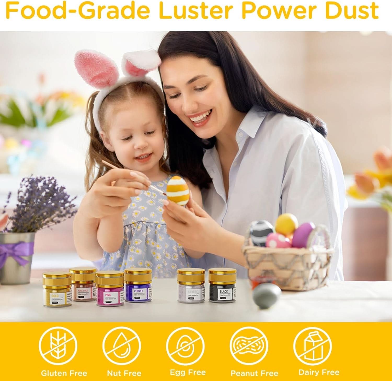 Glitter comestibil, diverse nuante, 5 grame Naty Shop