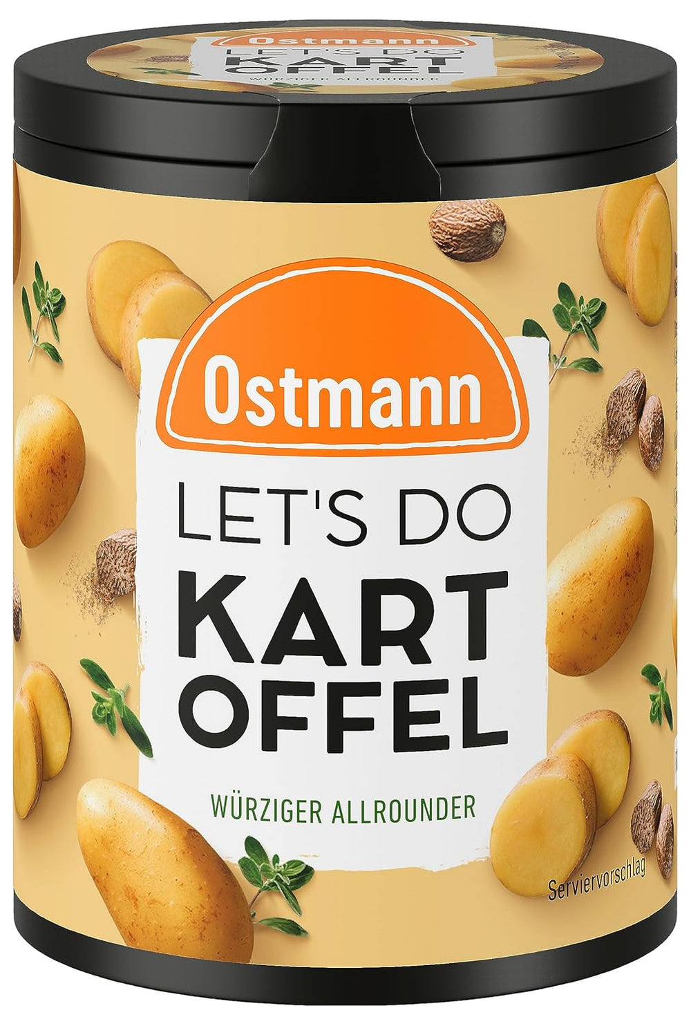 Ostmann Gewürze - Let's Do Fisch Allrounder | Gewürzsalz für Bratfisch, Flammlachs und Meeresfrüchte | Würziger Allrounder med sennep, citron og dild | 85 g i Metalldose genbrugsbar
