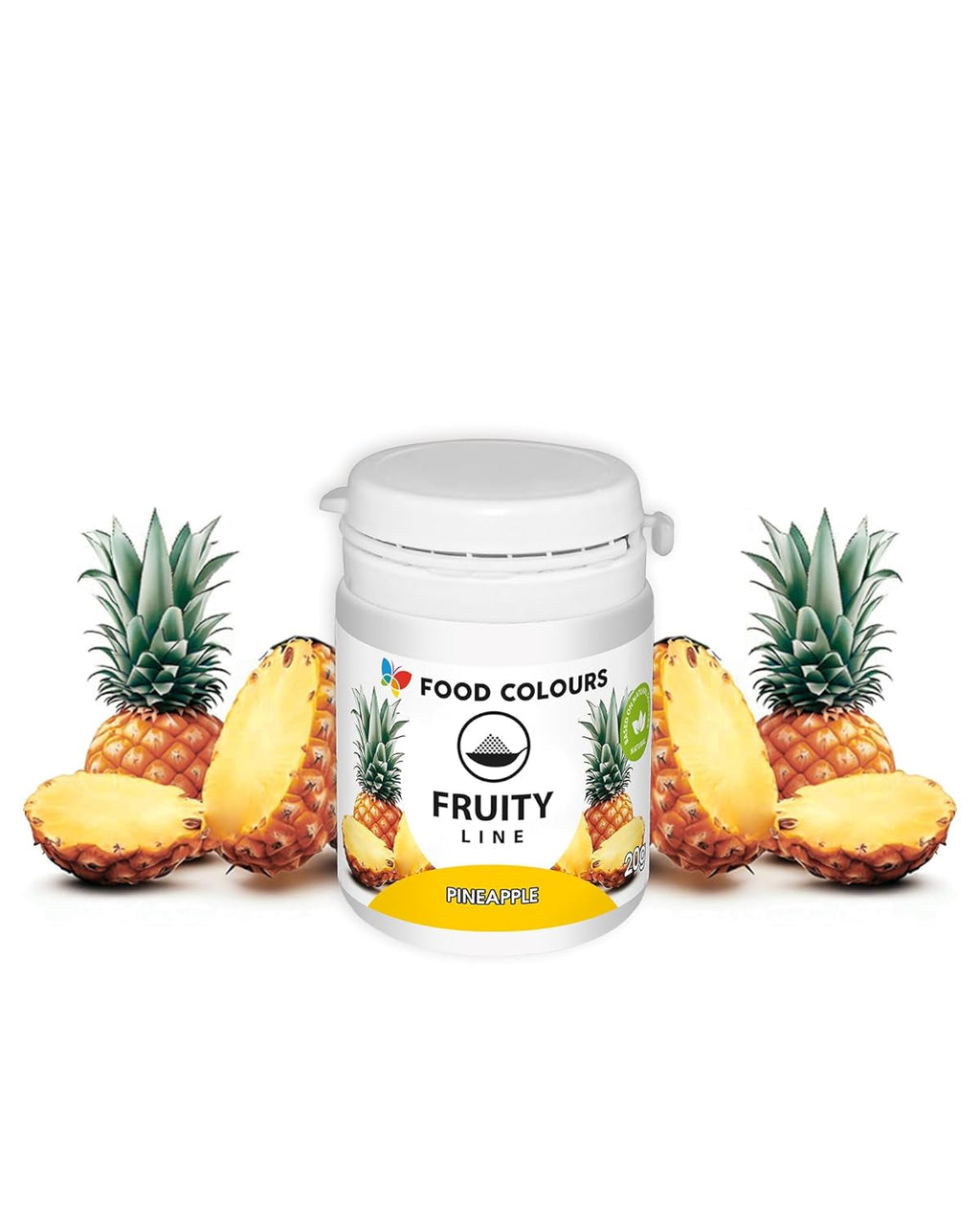 Coloranți alimentari pudră colorant natural Fruity Line BLUEBERRY 20G pudră colorantă naturală pentru creme glazură burete aluat sub formă de pudră colorant alimentar pentru băuturi jeleuri