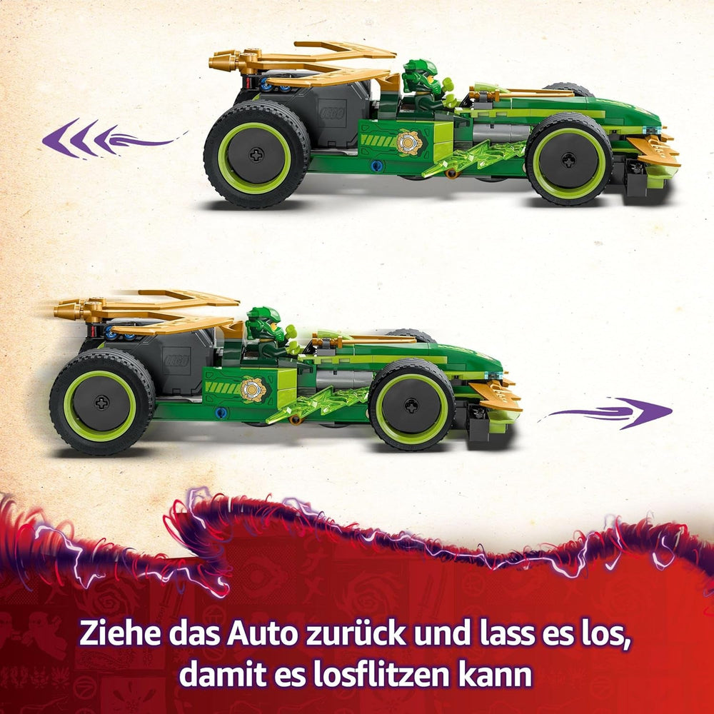 LEGO NINJAGO Lloyd's Action Speedster - Legetøjsbyggebil med 2 minifigurer til rollespil, bygge legetøjsbil til børn - gave til drenge og piger fra 7 år 71828 Byggesæt Besuche den LEGO-Store