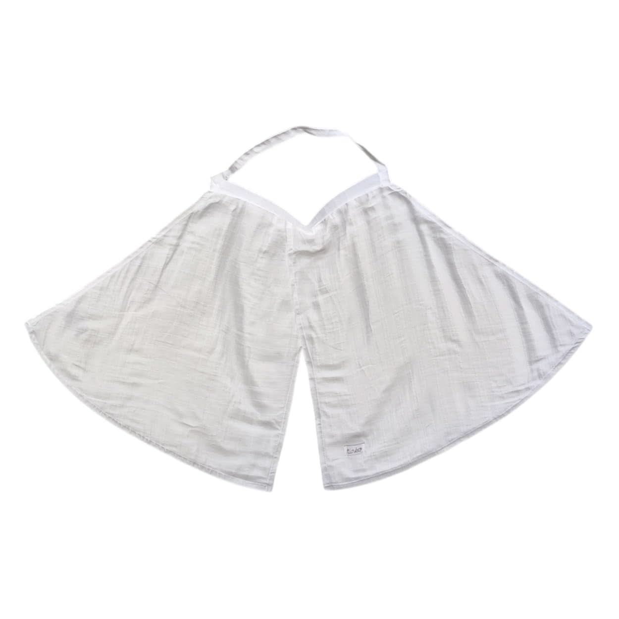 Ammehåndklæde, hvidt Tilbehør Mad og Amning Bebe Naty Shop