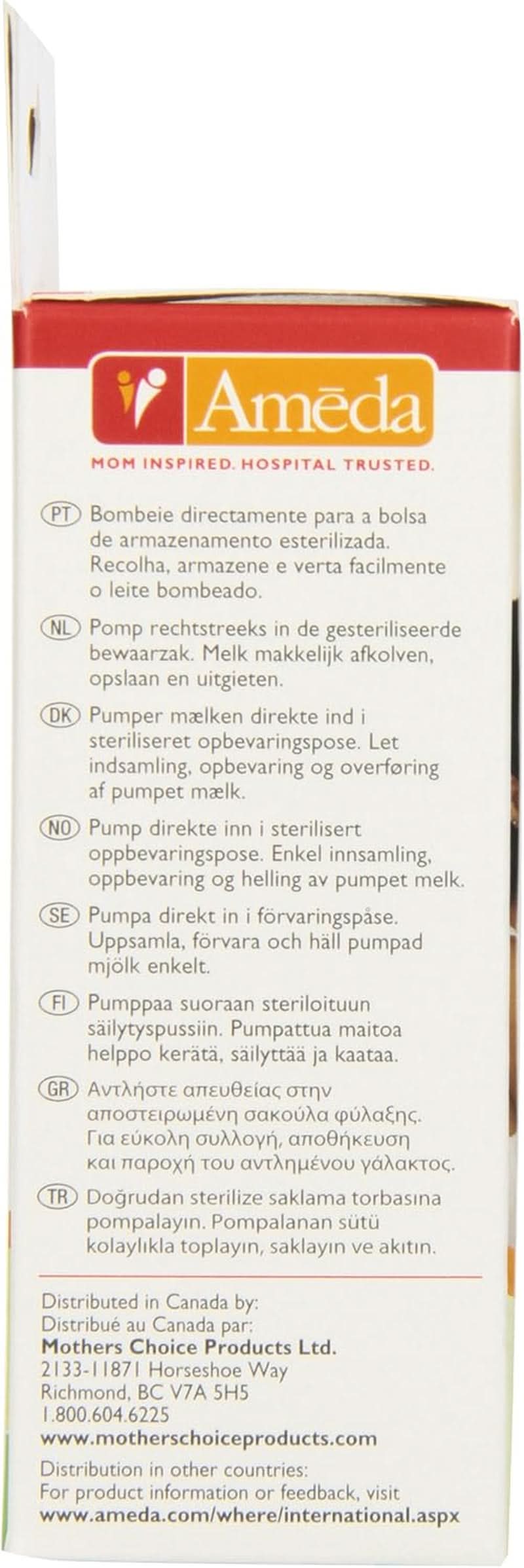 Poser til modermælk - 40 stk Mad og ammetilbehør Bebe Naty Shop